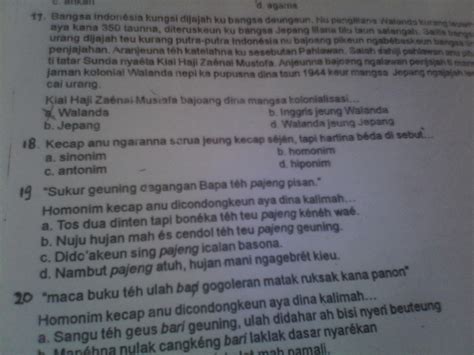 biantara dina bahasa indonesia sarua hartina jeung  Randegan b